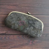 大島紬親子がま口財布(#3)